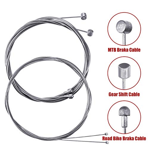 Bicycle Shift Derailleur & Brake Cable Kit - Black