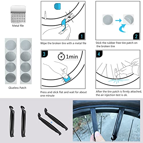 2 Pack Cruiser Bike Tires and Tubes Kit