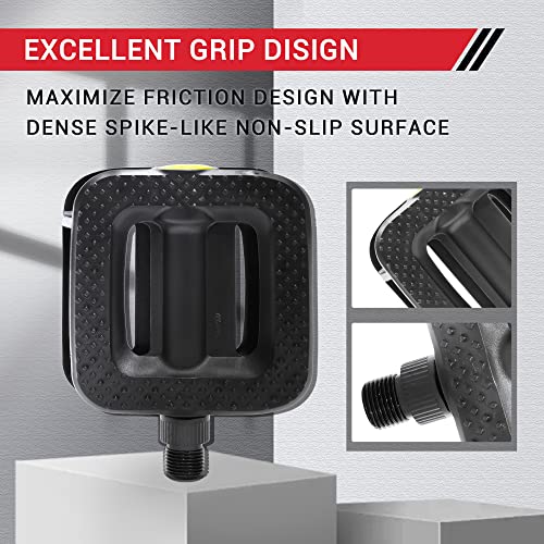 Himiway Bike Pedals - Lightweight Non-Slip Platform Pedals