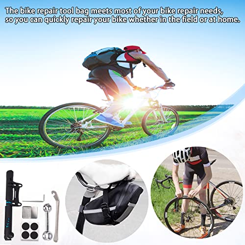 Portable Bike Repair Kit with Tools & Mini Pump