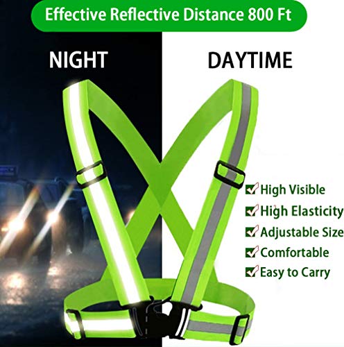 High Visibility Reflective Vest and Armbands for Cycling