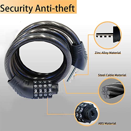 Bike Cable Lock - Security Cable for Bicycles