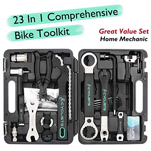 Bike Tool Kit - 23 Pieces - Black