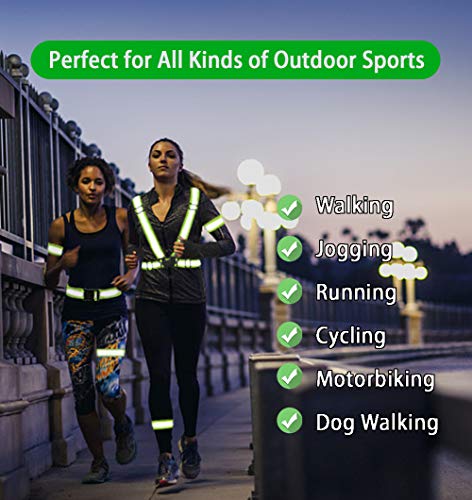 High Visibility Reflective Vest and Armbands for Cycling