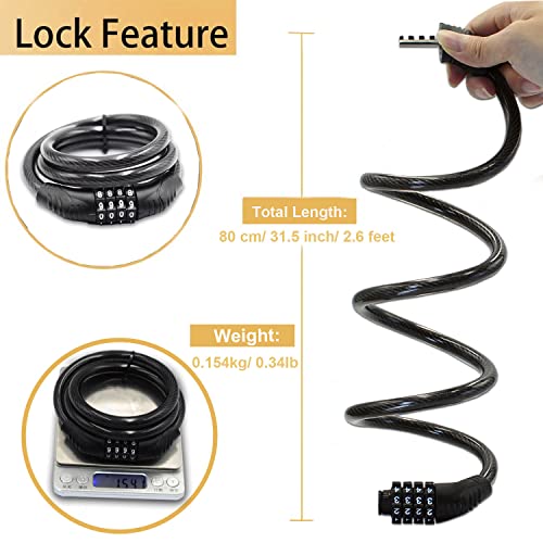 Bike Cable Lock - Security Cable for Bicycles