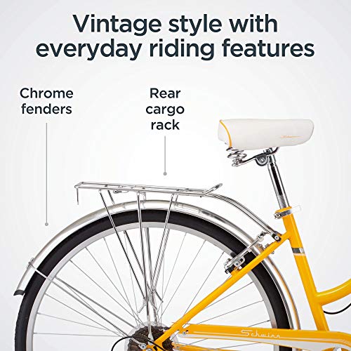 Schwinn Wayfarer Hybrid Bike, Men and Women's, Yellow