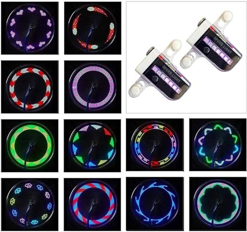 Waterproof LED Bicycle Wheel Lights - 30 Patterns