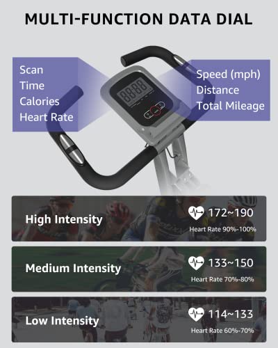 KURONO 4 IN 1 Foldable Exercise Bike