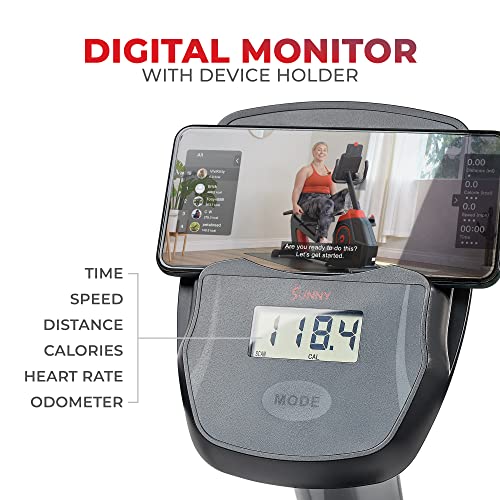 Sunny Magnetic Recumbent Exercise Bike | Pulse Monitoring