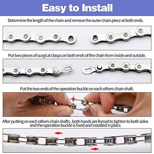 Multi-Speed Bike Chain Repair Kit with Link Plier