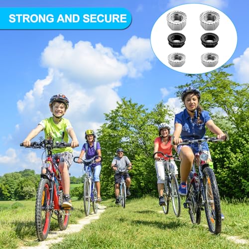24PCS Syocsek Bike Nuts & Safety Washers Kit