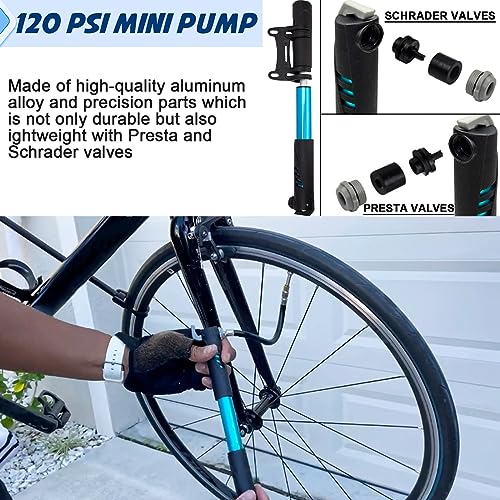 Portable Bike Repair Kit with Tools & Mini Pump