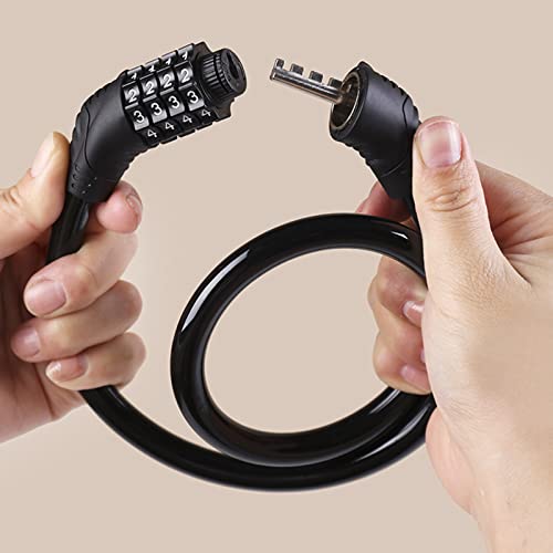 Secure 2-Pack Bike Locks: Anti-Theft Cable Chain