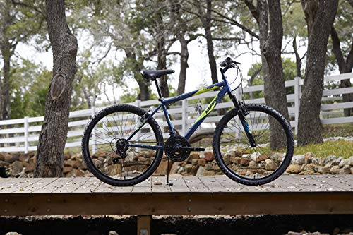 Huffy Mountain Bike, 26", 21-Speed, Lightweight, Dark Blue