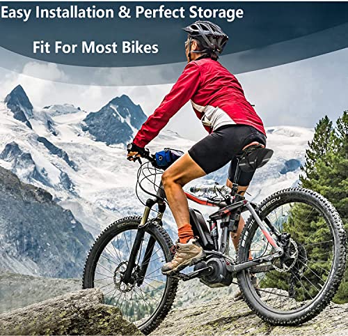AaiLucky Bike Repair Kit with Pump & Saddle Bag