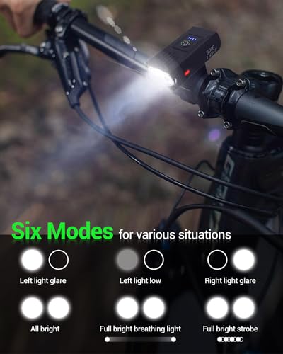Ultra Bright USB Rechargeable Bike Light Set
