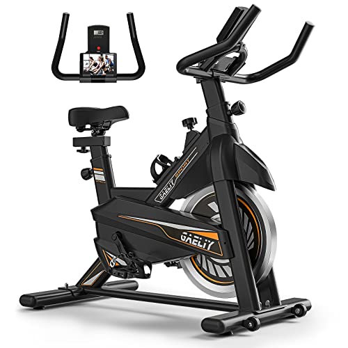 MGDYSS Indoor Cycling Bike with LCD Monitor & Comfortable Seat