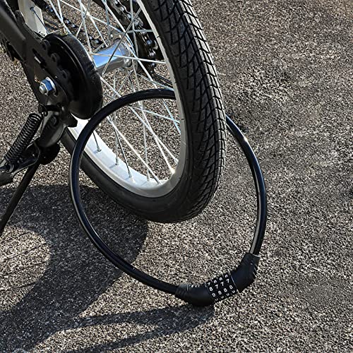Secure 2-Pack Bike Locks: Anti-Theft Cable Chain