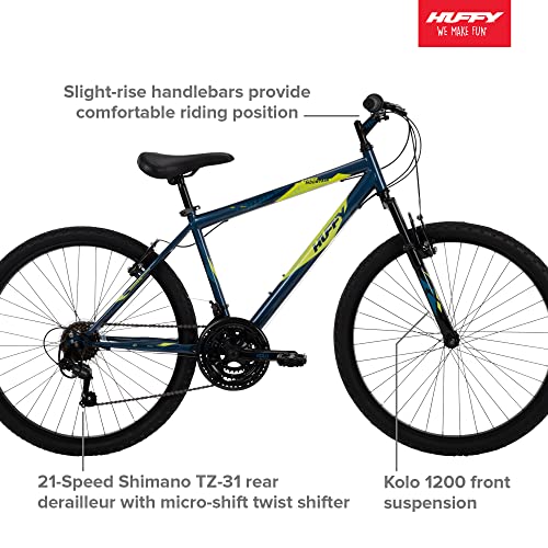 Huffy Mountain Bike, 26", 21-Speed, Lightweight, Dark Blue