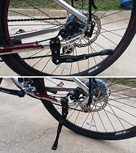 Adjustable Aluminium Bike Kickstand for 22-28 inch Bikes