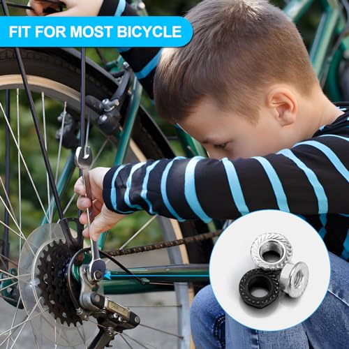 24PCS Syocsek Bike Nuts & Safety Washers Kit