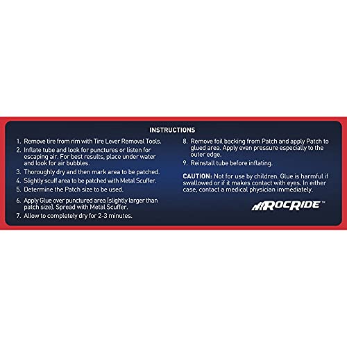 16-PC Inner Tube Patch Kit for Cycling & More