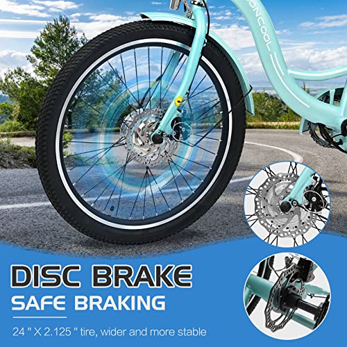 Electric Tricycle Trike for Adults - 350W, 36V, Removable Battery