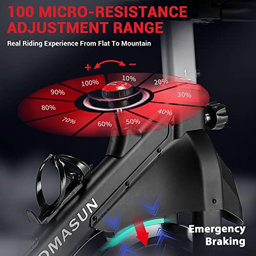 DMASUN Cycling Bike with Comfortable Seat and Digital Display