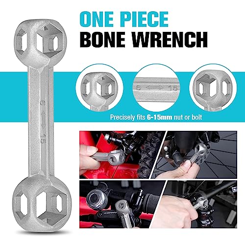DURATECH 16-in-1 Bike Repair Kit: Portable and Versatile