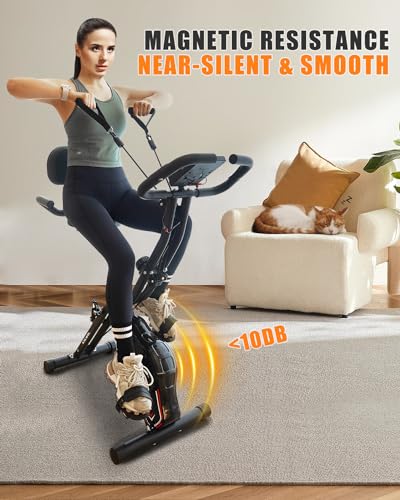 Kalwolv Foldable 5-in-1 Cycling Bike with Magnetic Resistance