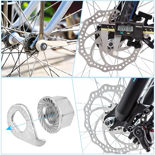 24PCS Syocsek Bike Nuts & Safety Washers Kit