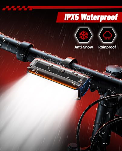 Bike Lights Set: Front and Rear LED for Night Cycling