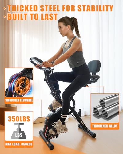 Kalwolv Foldable 5-in-1 Cycling Bike with Magnetic Resistance