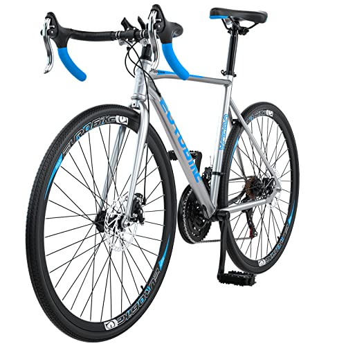 EUROBIKE Road Bike, 21-Speed Bicycle, 700C Wheels