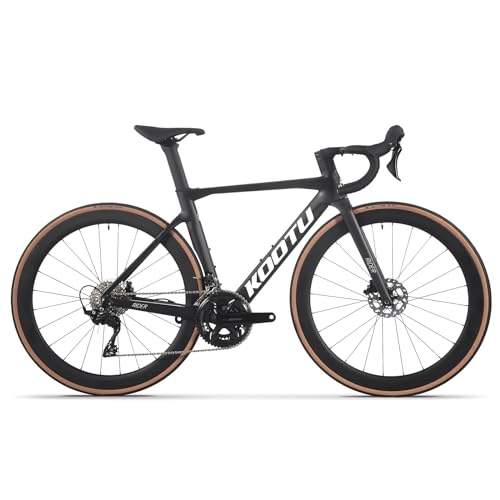 KOOTU Carbon Road Bike with Shimano R7120 Disc Brakes