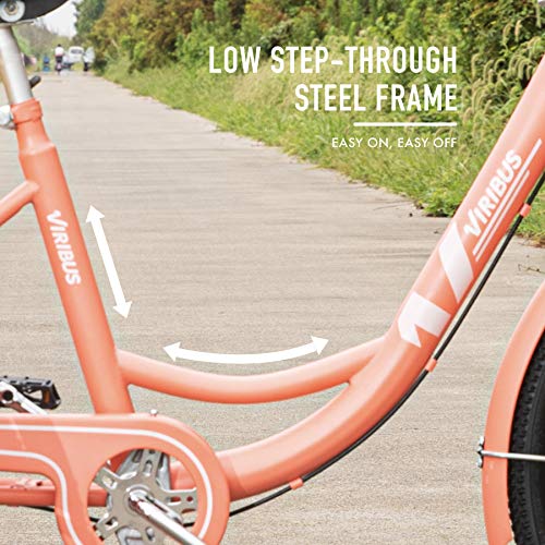 Pink Adult Tricycle: 1 Speed, 24" Wheel, Baskets