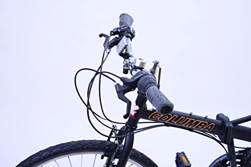 COLUMBA 26" 18 Speed Foldable Bike - Black