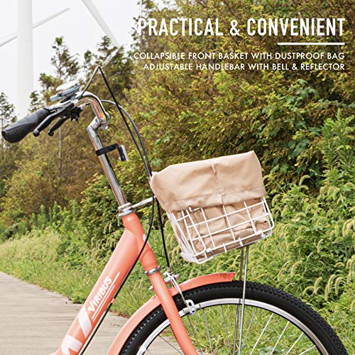 Pink Adult Tricycle: 1 Speed, 24" Wheel, Baskets