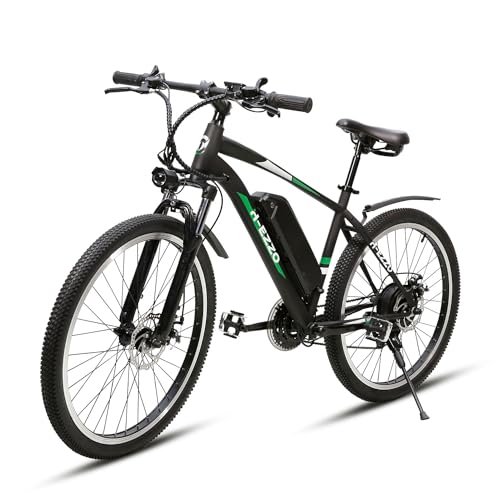 NAKTO Electric Mountain Bike - 26" Tires, 21-Speed