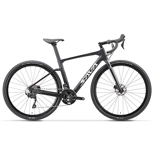 SAVA Carbon Gravel Bike, GRX400 20-Speed, 700CX40C Tires