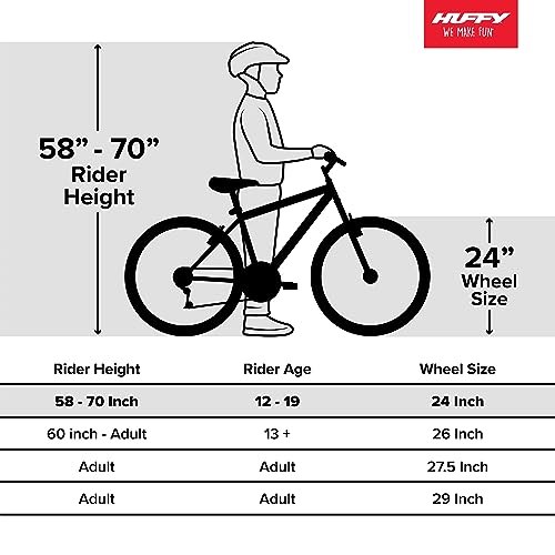 Huffy Stone Mountain Men's Mountain Bike - 24", Charcoal Grey