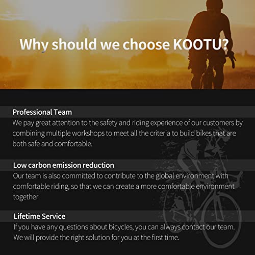 KOOTU Carbon Road Bike with Shimano R7120 Disc Brakes