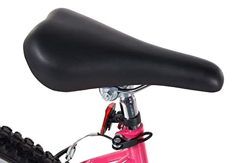 Dynacraft Women's Pink Mountain Bike with 18-Speed Shifters & Dual Brakes
