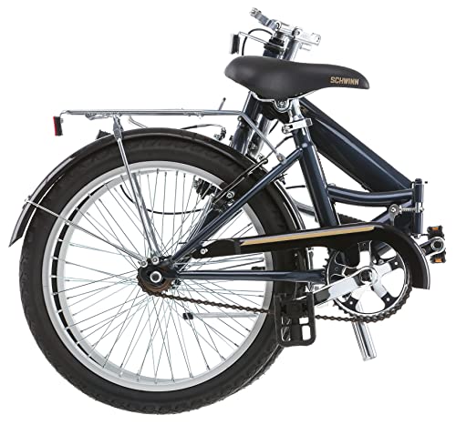 Schwinn Hinge Folding Bike, 20" Alloy Wheels, Grey