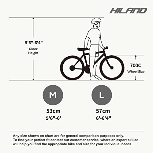 Hiland 21-Speed Road Bike with Lightweight Alloy Frame