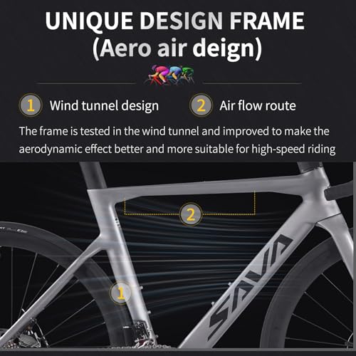 SAVA Carbon Road Bike - Lightweight Racing Bicycle