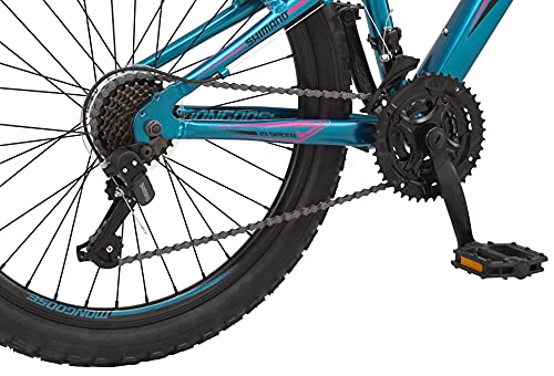 Mongoose Mountain Bike with 24-Inch Wheels, Twist Shifters