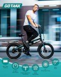 Gotrax R1 Folding Electric Bike: 20" 40-Mile Range