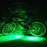 GoBrightz Green LED Bike Frame Light - 4 Modes
