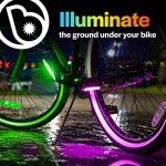 GoBrightz Green LED Bike Frame Light - 4 Modes